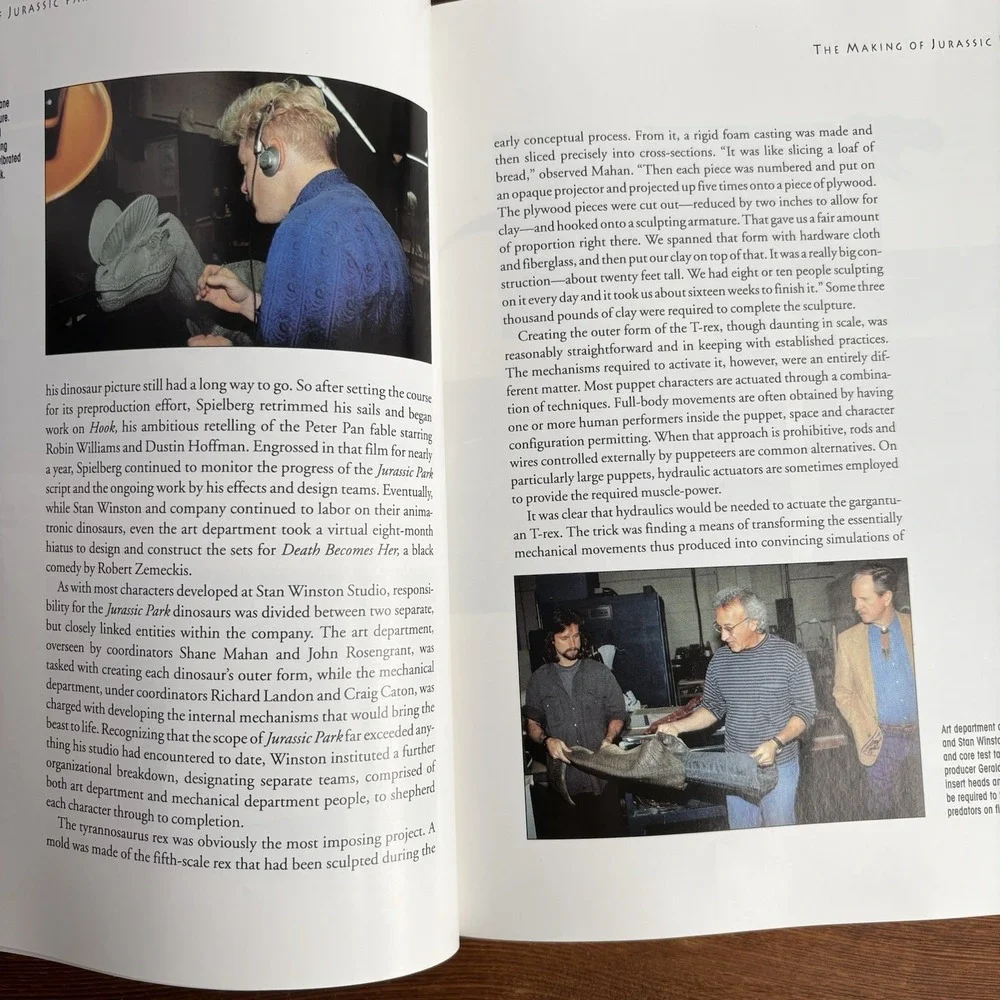 1993 The Making of Jurassic Park First Edition Don Shay Jody Duncan‎ Book